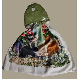 Collections Etc. Set of 2 Bunny Hang Towels